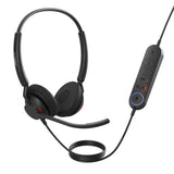 Jabra Engage 40 MS Teams Dual USB-C/A Corded Headsets, Lightweight & sturdy, Double V1202-V2-SPJ-E-40-D-MS-CA