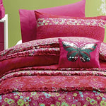 Jiggle & Giggle Katrina Quilt Cover Set Queen V442-PIL-QUILTCS-KATRINA-RED-QS