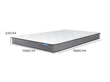 Dreamz Spring Mattress Pocket Bed Top Double MS1012-D