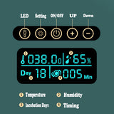 Digital Led Fully Automatic 25 Egg Incubator Hatch Turning Chicken Eggs Poultry V201-EGG0025GR8AU