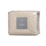 Ardor Alton Linen Jacquard Embossed Texture Geo Quilt Cover Set King V442-INT-QUILTCS-ALTON-LINEN-KI