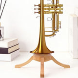 Portable Detachable Wooden Instrument Rack for Trumpet Cornet with Nonslip Four Leg Design V1366-AZ2-W-22898
