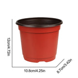 75 Pcs Plastic Plant Flower Pot Nursery Transplanting Pot Seeds Container Garden Decoration V1294-YM0523-10317349