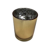 40 Pack Gold Votive Tealight Candle Holders Valentines Day Mercury Wedding Decor Glass Candlestick V382-GOLDS40