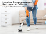 Electric Spin Scrubber with 7 Brush Heads - Cordless & Detachable Cleaning Tool V888-ELOSUNG16097