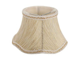 Set of 6 Chandelier Shades,ONLY for Candle Bulbs,Clip-on Fitter Lamp Shades V1369-AZ3-W-08904
