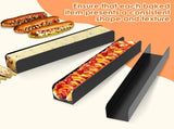 6 Pcs Carbon Steel U Shape Baking Mold Set, Non Stick Cookie Bread Loaf Pans for Home Baking, Black V1188-MS-721-197