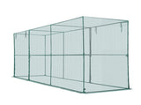 Crop 3.56 x 1.2 x 1.94 m Plant Protection Tent with Zippered Door, Wind-Resistant Tall Crop V952-ZZBHZ1PCS144OHU8N001V0