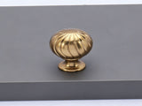 Vertical Groove Pumpkin Ball Single Hole Knob 6pcs V1221-XM-LB347-GM22