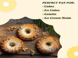 2 Piece Mini Bundt Pan Set 24 Cupcakes Total Heat Resistant to 230 C V1237-ZY-818-210