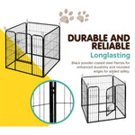 i.Pet 32" 8 Panel Dog Playpen Pet Exercise Cage Enclosure Fence Play Pen PET-DOGPLAYPEN-H80