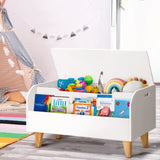 Keezi Kids Toy Box Chest Bookshelf Storage Children Bookcase Organiser Display FURNI-E-STORAGE-A2513-WH