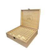 74 Slots Essential Oils Storage Box - Wooden 1-Tier Bottle Holder V238-SUPDZ-52711862150