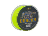 Samdely Dracon X8 Braid, Yellow, 0.6, 8lb, 300Mtr V658-93MC000630101