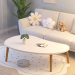 SOGA 2X 80x40cm White Living Room Nordic Coffee Table Simple Modern Home Style TABLETEA11X2