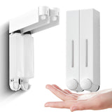 420ML Wall Mounted Liquid Soap Dispenser for Bathroom Washing Lotion Hand Sanitizer Family Hotel V1294-YM0901-H48279W-2