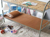 Home Textile Rattan Mat Grid Fitted Sheet Set Summer Cool Bed Cover V1294-YM0901-JY22475-04