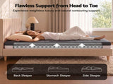Giselle 18cm Double Memory Foam Mattress Dual Feel Reversible Charcoal Foam FOAM-C-MFM-ETHER-H018-D