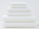 White Premium Cotton Towel Set - 6 Pieces, Soft & Absorbent Bath Towels for Adults V888-ELOSUNG17797