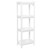 Bathroom Tower Shelf Plastic Freestanding Storage Rack Organizer Multifunctional Shelving Unit for V1294-YM0706-3112230061613