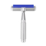 Silicone Manual Roller Cleaner Tool Laminated Static Lint Remover with Metal Handle Blue 8in V1294-YM0706-3117230146913
