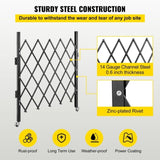 Single Folding Security Gate Folding Door Gate 48"H x 66"W Scissor Gate V952-SSFDMDM1.66X1.22MV0