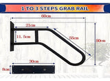 Metal Handrail For Outdoor Indoor Steps Stair Railing Safety Support Rail V63-920651