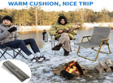 USB-Powered Heated Seat Cushion in Grey Oxford Fabric Portable Warmth for Office, Car, and Outdoor V1341-ZY-C38XJKBX-90CM