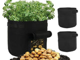 2Pcs Plant Flower Grow Bags Home Garden Tools for Fruit Vegetable Gardening Growing PotsBlack V1294-YM0901-3111200246311