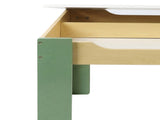 Levede Kids Table and Chairs Set 3-in-1 Chalkboard Storage Learning Dining Desk TB1027-GN-AU