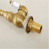 Antique Bar/Prep Deck Mounted Rotatable with Ceramic Valve Single Handle One Hole for Antique Brass V1369-AZ3-W-01788