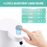 420ml Battery Powered Automatic Foam Soap Dispenser 4 Speed Adjustable Induction Type V1263-JX-7704