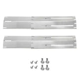 Adjustable BBQ Gas Grill Heat Plates Stainless Steel Replacement Set for Most Grills Outdoor Cooking V1189-LC-HW-00461