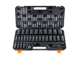 1/2" Drive Deep Impact Socket Set, 34pcs Socket Set Metric 6 Point Cr-MO Alloy Steel for V952-CJTTZ12CRMO3448AJV0