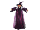 Hanging Witches Decor Voice Control Glowing Screaming Fabric Hanging Horror Toy for Festival V1294-YM0901-3115240094011