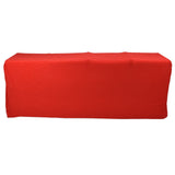Stretch Spandex Table Cover Good Elasticity Washable Reusable Red Stretchable Tablecloth with 4 V1294-YM0523-3118220044513