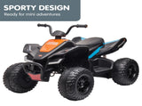 Kahuna MCL35 McLaren Kids Toy Ride On Electric Quad Bike - Black CAR-MCL-35L-BK