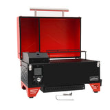 Asmoke AS350 Portable Wood Pellet Grill - Apple Red V642-ASMOKE-AS350-PORTABLE-WOOD-PELLET-GRILL-APPLE-RED