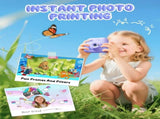 48MP Kids Digital Camera with Instant Print, 1080p FHD, 10x Zoom, 32GB Memory Card, 3-inch Screen, V1188-MS-325-0019