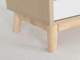 2X Bedside Table Side Storage Cabinet Nightstand Bedroom 2 Drawer ANYA OAK V274-FT-BEDT-2DD11-WD2