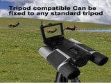 Silver and Black HD Digital Camera Binoculars 8X Zoom - Record Video & Photos with LCD Screen, V888-ELOSUNG27373