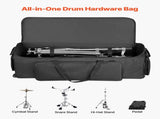 Drum Hardware Bag with Wheels, 1680D, Drum Set Equipment Carry Bag, Carrying Case with Sturdy V952-GSNBNJB1JTGY2QNX6001V0