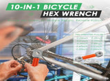 2 Sets 16 in 1 Tool Bicycle Repair Tool Kit Sturdy Practical Convenient Storage Bag for Mountain V1366-AZ2-W-15020