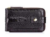 Men'S Wallet Genuine Leather Wallet Alligator-Embossed Wallet Horizontal Wallet - Orange - Size m V1347-918-64784-ORG-M