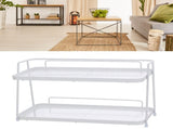 2 Tier Bathroom Countertop Counter Standing Rack Cosmetic Holder Storage Shelf Cosmetic V1294-YM0706-3117230205212