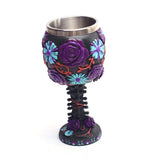 Skull Wine Glass Retro Personality Heads Goblet Cocktail Glass Red for Creative Bar KTV Wine Glass V1369-AZ3-W-13753