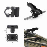 4pcs 360 Degree Fishing Rod Holder Rotatable Fishing Bracket Screws V1308-DSZKI-693