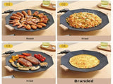 Dodecagon Electric Grill Pan Portable Outdoor Non-Stick Barbecue Cookware For Camping Picnic V1197-JD-1102