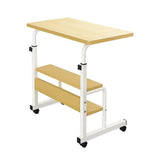 Height Adjustable Rolling Overbed Table 60cm Mobile Computer Desk V63-952821