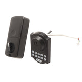 Electronic Keypad Lock Front Door Entry Deadbolt Lock Multifunctional Password Lock with Key Black V1294-YM0901-3114230106111